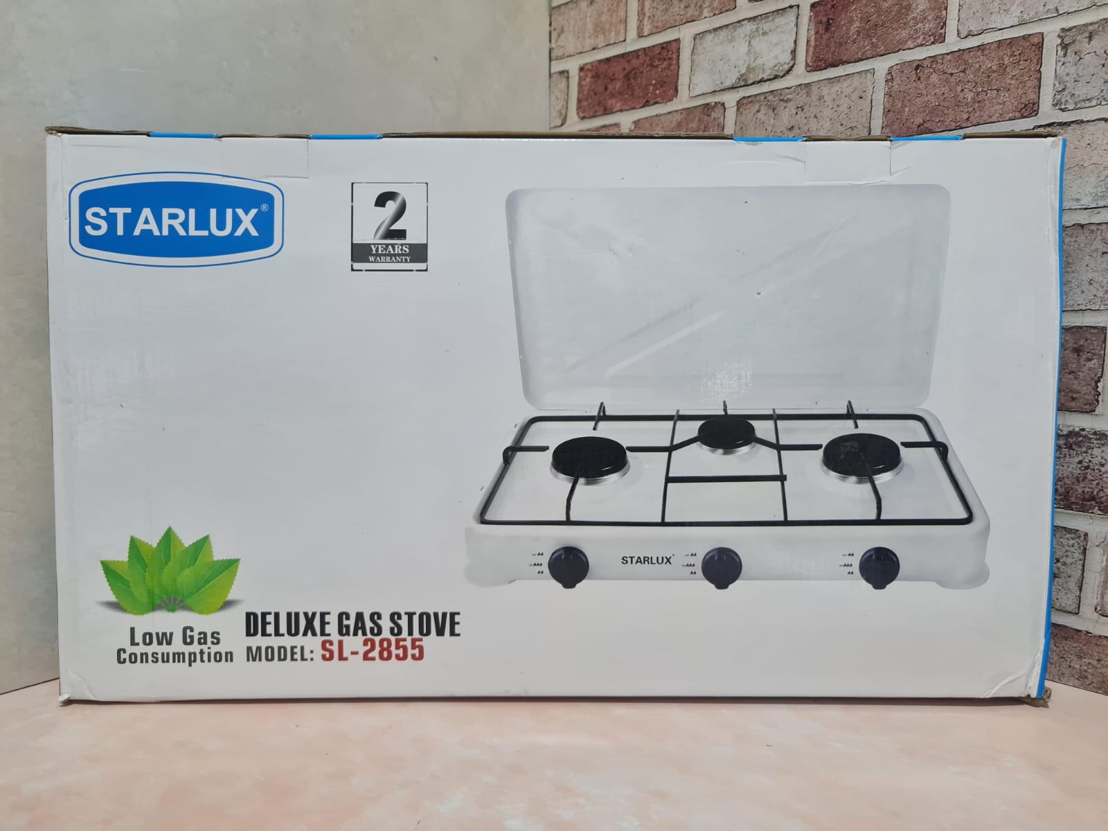 Estufa de mesa de 3 hornillas - disponible