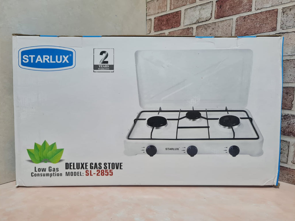 Estufa de mesa de 3 hornillas - disponible