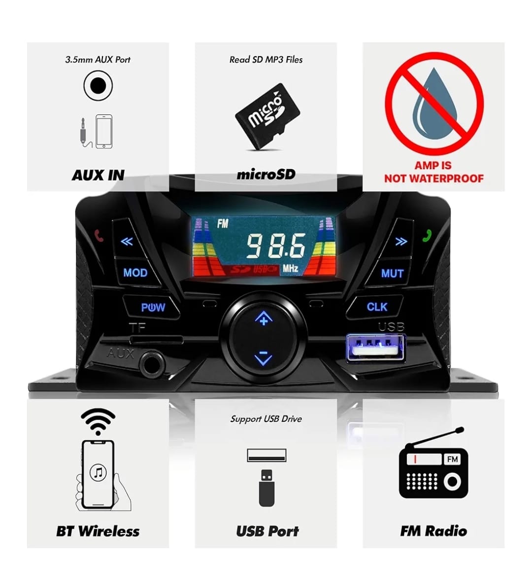 GoHawk Altavoces para moto -  disponible