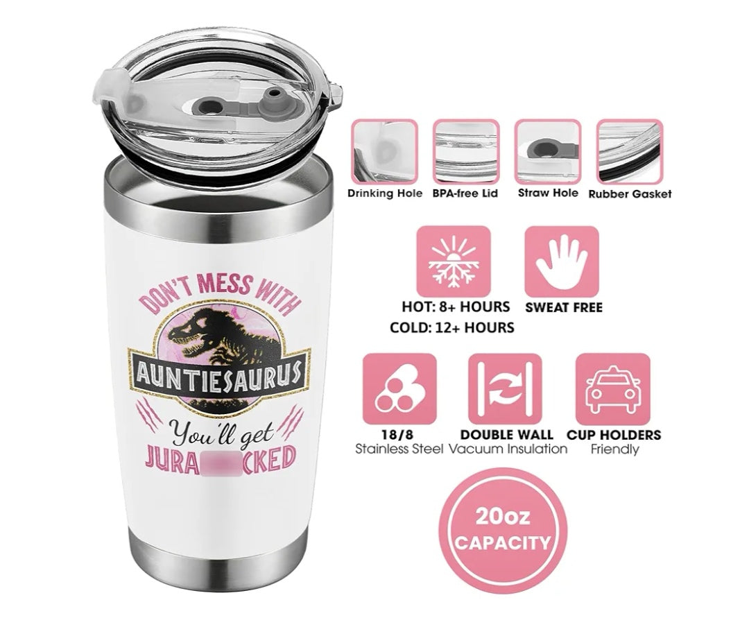 Vaso térmico Jurasskicked + gratis bolsa térmica multiusos - disponible